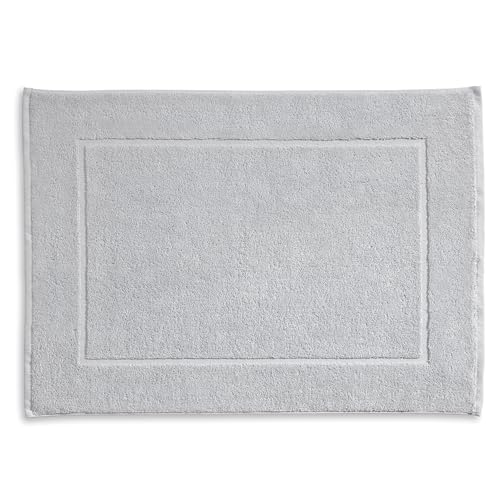 kela Ladessa 23311 Bath Mat 50 cm x 70 cm 100% Cotton Rock Grey Washable at 60 °C Suitable for Underfloor Heating