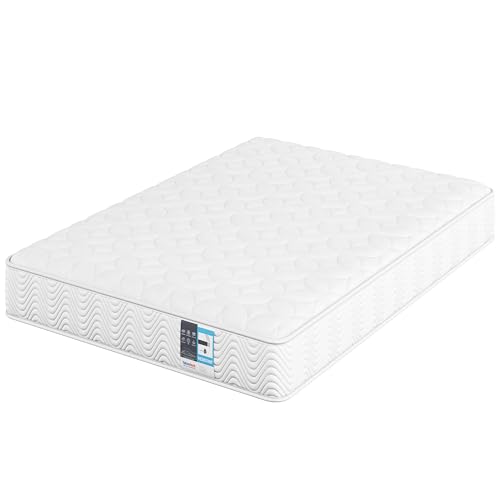 Yaheetech Pocket Spring Mattress 140 x 200 cm, Thickness 23 cm, 7 Zone Support, Thick Sleeping Mattress, High Density, Memory Foam, Breathable, Ergonomic Design