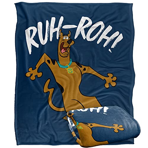SCOOBY DOO! Ruh Roh Officially Licensed Silky Touch Super Soft Throw Blanket 152 x 127 cm