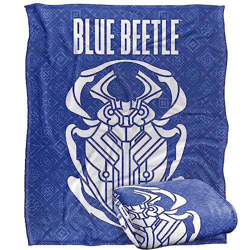 BLUE BEETLE (2023 Blanket, 152 x 127 cm Circuit Beetle Logo Silky Touch Super Soft Throw Blanket