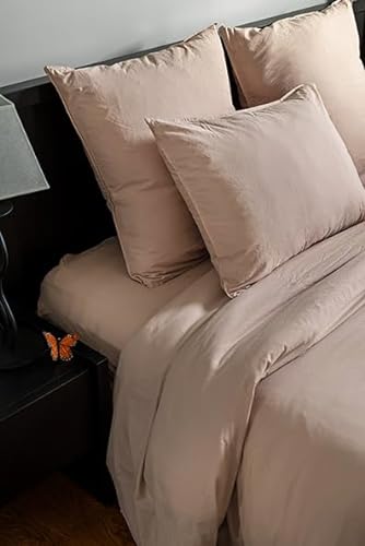 Cap Ferret Washed Cotton Duvet Cover, 140 x 200 cm, Pebble