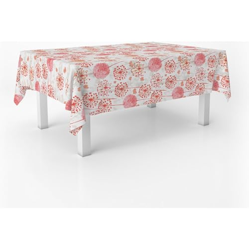 ECOMMERC3 - Oilcloth Tablecloth Rectangular Table Size 300 x 140 cm Style, Durability and Easy Cleaning for Your Table ??? Stain Resistant and Waterproof Oilcloth Tablecloth