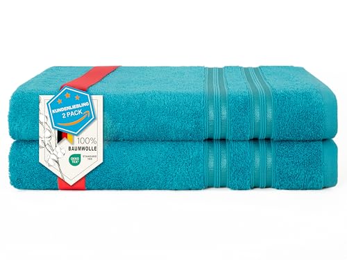 Hammetex Bathrobe 100% Cotton Unisex for Men and Women Quality 400 g/m² Quality Soft Absorbent Terry Towelling Bathrobe for Couples with Pockets