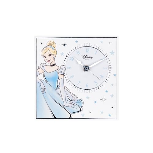 VALENTI & CO. Wall or Standing Clock, Princess Cinderella, 17x17 cm