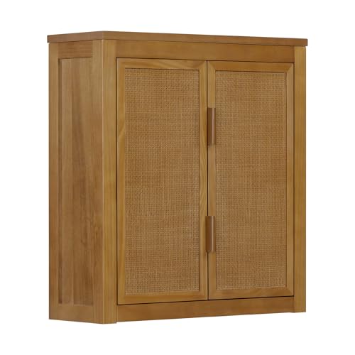 Teamson Home Hatteras 56 cm Wall-Mounted Wood Cabinet, Natural