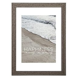 Hama Waves Wooden Photo Frame - 13 x 18 cm, Portrait & Landscape, Taupe