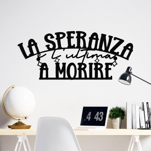 Stylish Black Decorative Metal Wall Accessory, 60 x 26 cm, 100% Metal, 1.5 mm Thickness, Perfect for Modern Home Decor & Unique Wall Art