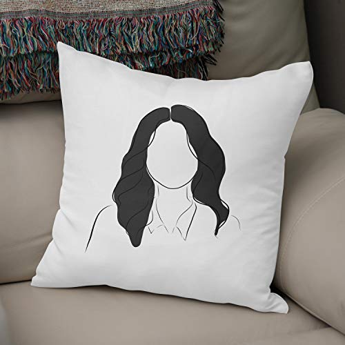 Bonamaison, Decorative Cushion Cover - 50% Cotton 50% Polyester - 43x43cm - Designed and Manufactured in Turkey