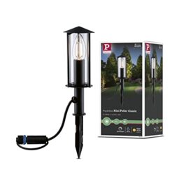 Paulmann Plug & Shine LED Bollard Light Classic Single Light Mini IP44 3000K 2W Anthracite 94323