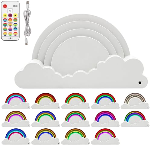 Lesser & Pavey Rainbow Night Light for Home & Living Room - Lovely Night Lights for Home Decor & Night - Ideal Led Lights & Lamp for Bedroom & Table - Durable Night Light for Daily Use