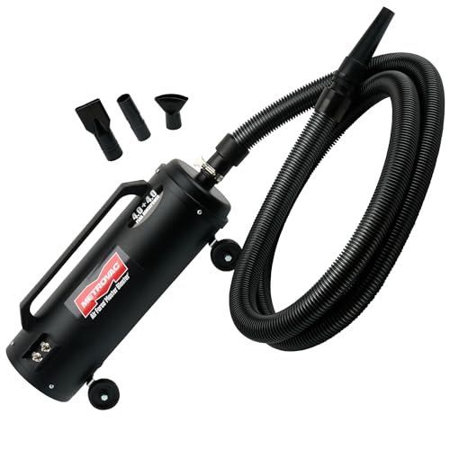 METROVAC Air Force Master Blaster New Pet - Dog Grooming Dryer - Model MB-3 - Includes Metro Super Absorbent Pet Towel - Made In The USA