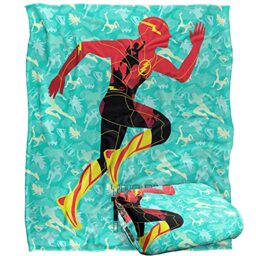 FLASH The Blanket, 152 x 127 cm Batman Supergirl Silhouette Silky Touch Super Soft Throw Blanket