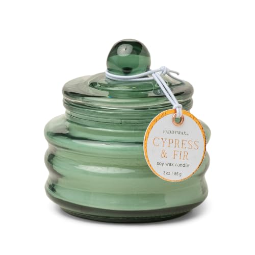 Paddywax Beam Scented Candle - Cypress & Fir - 85g - Reusable Glass Jar