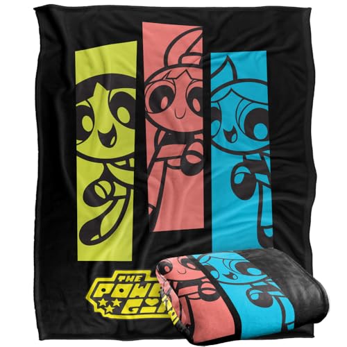 The Powerpuff Girls Three Power Puffs Silky Touch Super Soft Throw Blanket 152 X 127 Cm