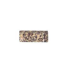 broste Copenhagen Ellen Marble Candle Holder, Brown, 11 x 3.5 cm