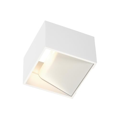 SLV Wall-Mounted Light LOGS in/Wall Lighting Inside, LED spot, Surface-Mounted Light, Wall-Mounted Light, Wall Spotlight / 2000-3000K 11W 690lm White dimmable