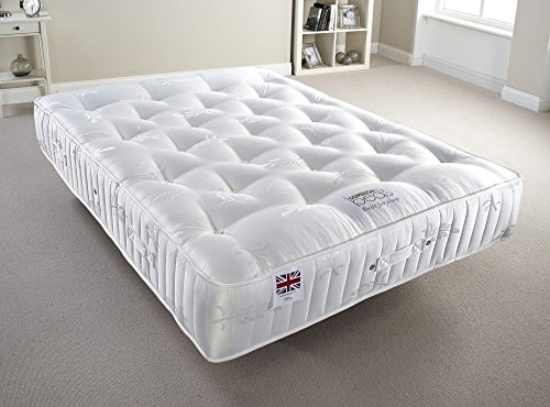 Somnior 3000 Optimum Pocket Sprung Mattress for Independent Supported Sleep, White, 200 x 150 x 28 cm