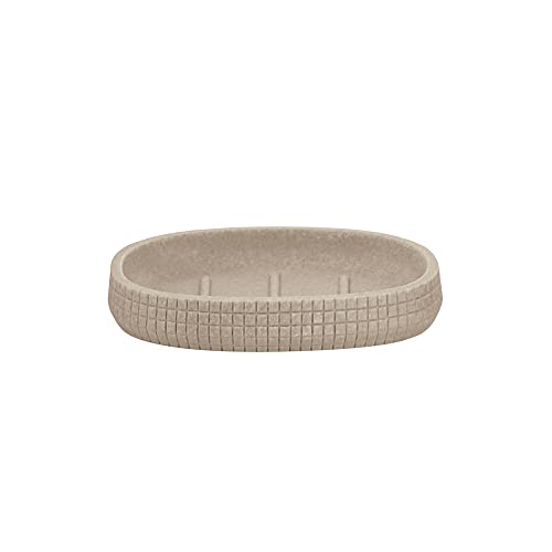 MSV Soap dish Norden of polyresin grey-brown