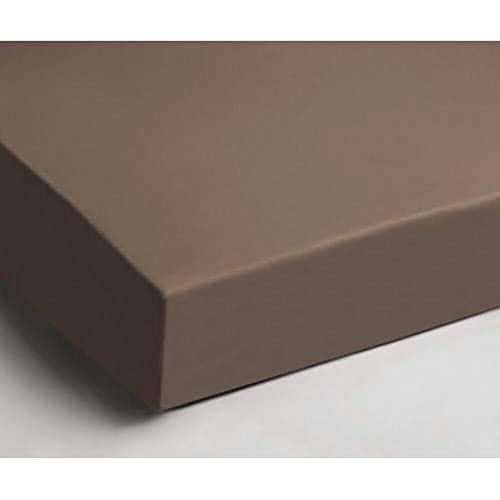 Daydream Fitted sheet jersey sand, Cotton, 190 x 220 cm