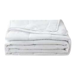 Good Nite Double Duvet 4.5Tog Summer Duvet Quilt Soft & Lightweight and Machine Washable, White with Corner Ties (Double 200×200cm)