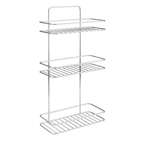 Metaltex REFLEX LUXY 3 Tier Chrome Finish Chrome Finish Bathroom Shelving Unit