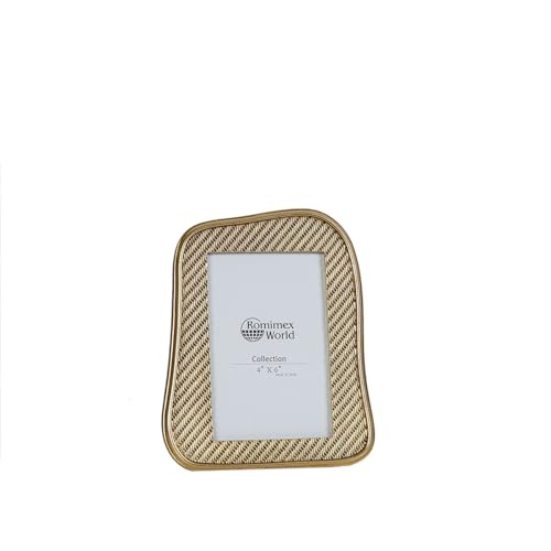 Romimex Photo Frame Gold Resin 16 x 20 x 2 cm