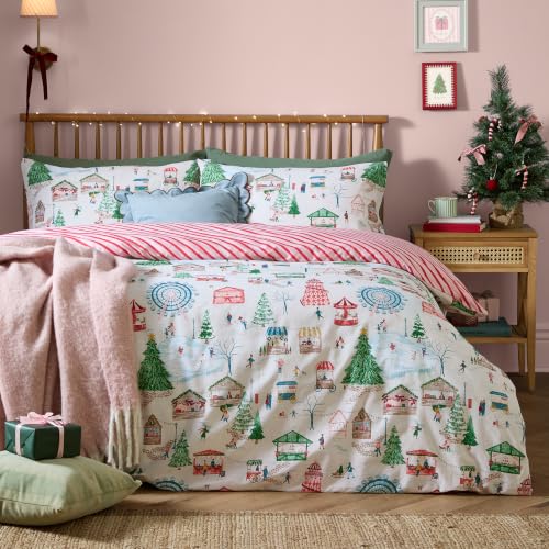 furn. Winter Wonderland Duvet Cover Set (Multicolour - King)