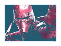 Komar Wall Picture - Star Wars Faces Kylo - Children's Room Decoration Art Print - Without Frame - WB170-40 x 30 cm - Size: 40 x 30 cm (Width x Height)