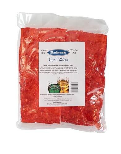 Mouldmaster 1 Kg Candle Making Gel Wax Red