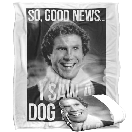Elf Saw A Dog Today Silky Touch Super Soft Throw Blanket 152 X 127 Cm