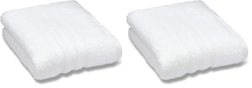 Catherine Lansfield Zero Twist Hand Towel White (Pack of 2)