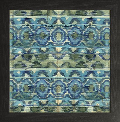 Frame Company Watson Range Mirage Pattern III Blue by Pela Studio, Photo Frame - 40 x 40 cm, Black