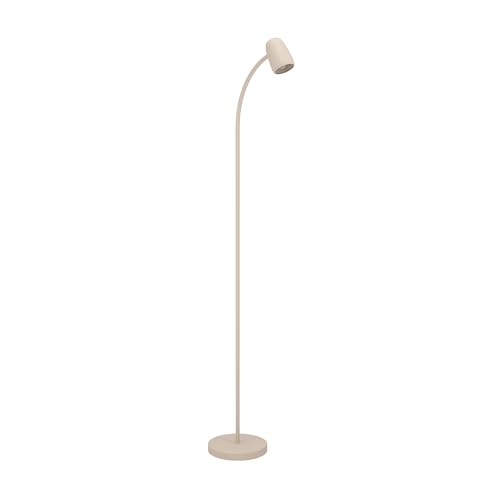 Eglo Arc Floor lamp Carlo, floorlamp for Living Room with Adjustable spot