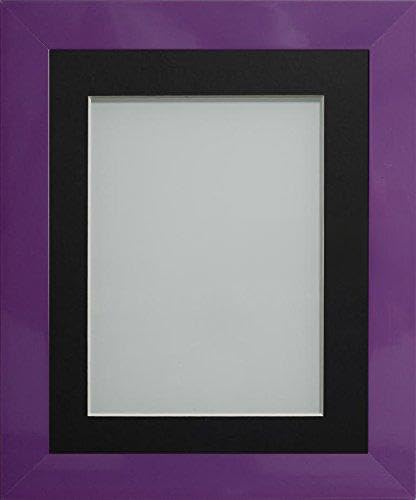 Frame Company Candy Range Purple Picture Photo Frames with Mount *Choice of Colours*