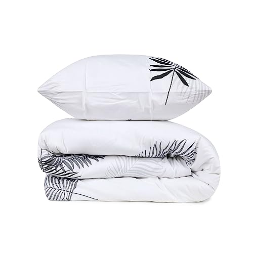 WELL HOME MOBILIARIO & DECORACIÓN Duvet Cover Set + 2 Pillowcases 240 x 220 White Grey