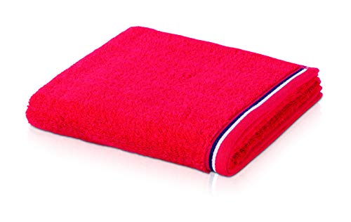 Möve Athleisure hand towel 50 x 100 cm, 85% cotton / 15% polyester, ketchup/grey