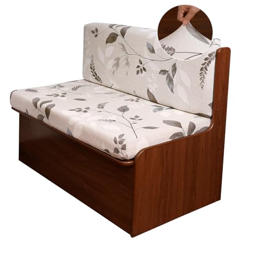 CRFATOP RV Dinette Cushion Covers Printed Elastic Camper Cushion Slipcover Stretchable Loveseat Sofa Chair Cover Furniture Protector for RV Camper Car Bench 1 Backrest Cover & 1 Bench Cover,01