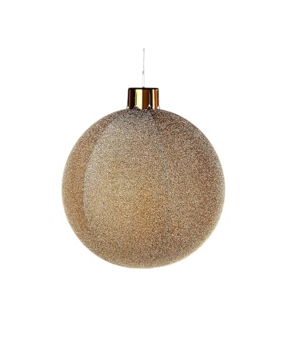 Inflatable Tinsel Christmas Bauble, Gold, 45 cm