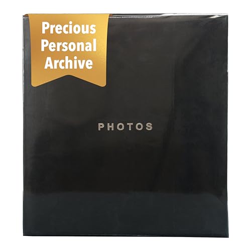"Kiera Grace Photo Album, Black, 4"" x 6"" (Pack of 1)"