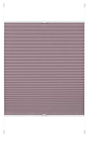 Gardinia Pleated Blind, Polyester Pink, 100 x 130 cm