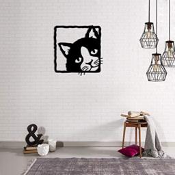 Homemania Wall Decoration 45 x 0.15 x 47 cm Black