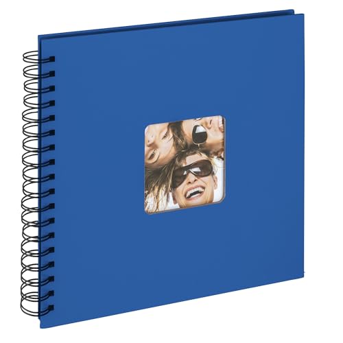 walther design Fun SA-108-Z Spiral Photo Album, Royal Blue, 26 x 25 cm