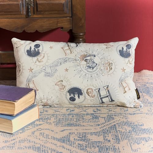 BELUM 100% Cotton Harry Potter Gold Cushion Cover 30x50cm, Soft, Various Sizes, Multicolor