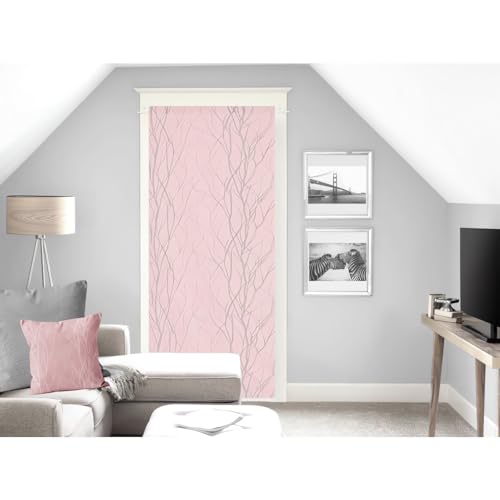 Soleil d'ocre Liane Net Curtain Polyester 70 x 200 cm Pink