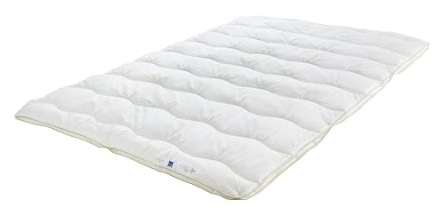 Badenia Trendline Eco 4 Seasons Duvet Aerelle Blue 135 x 200 cm, White, Oeko-Tex Certified, Produced according to German Quality Standard