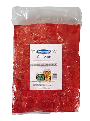 Mouldmaster 2 Kg Candle Making Gel Wax Red