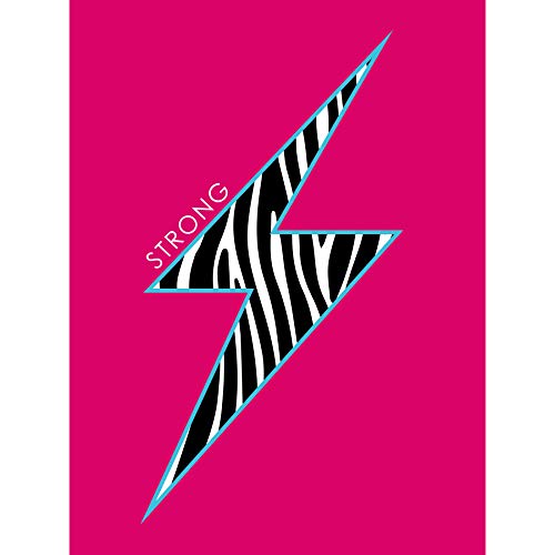 Wee Blue Coo Pink Zebra Strong Large Art Print Poster Wall Decor 18x24 inch