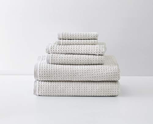 Tommy Bahama - Bath Towels Set, Highly Absorbent Cotton Bathroom Decor, Low Linting & Fade Resistant, Oeko-Tex Certified (Nothern Pacific Dune Brown, 6 Piece)