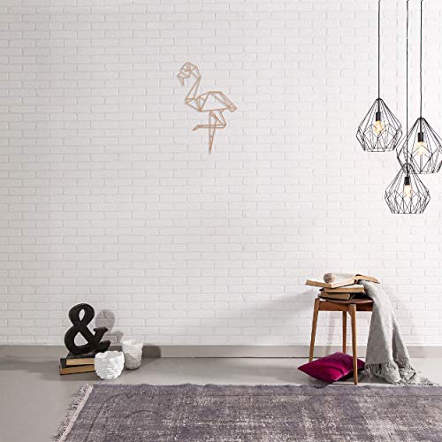 Homemania Wall Decoration 31 x 0.15 x 50 cm Copper