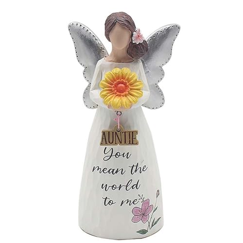 Lesser & Pavey Love and Affection Auntie Statue Home Decor Figurine - Auntie Sentiment, Charming Finish, Tabletop Display, Decorative Piece, Thoughtful Keepsake, Gift Ready